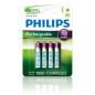 Philips Audio MultiLife batterie NiMH AAA 700 mAh 4 pack R03B4A70/10 Blanc