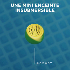 Lexon MINO X - Haut-Parleur Bluetooth Portable IPX7 Flottant et résistant à l'eau - 3W - Orange