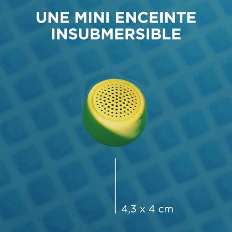 Lexon MINO X - Haut-Parleur Bluetooth Portable IPX7 Flottant et résistant à l'eau - 3W - Orange