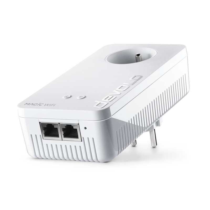 Devolo Magic 2 WiFi Next 1200 Mbit/s Ethernet/LAN Blanc 1 pièce(s) Devolo Magic 2 WiFi Next 1200 Mbit/s Ethernet/LAN Blanc 1 pièce(s)