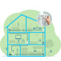 Devolo Magic 2 WiFi Next 1200 Mbit/s Ethernet/LAN Blanc 1 pièce(s) Devolo Magic 2 WiFi Next 1200 Mbit/s Ethernet/LAN Blanc 1 pièce(s)