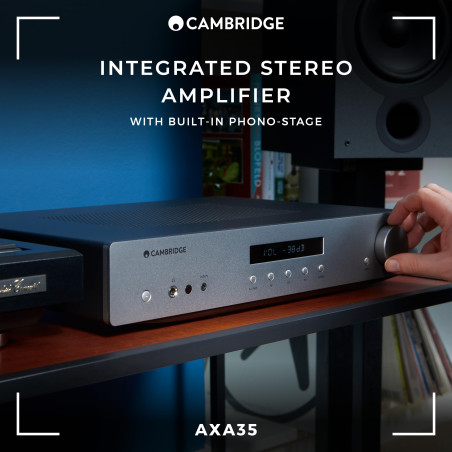 Préamplificateur Phono stéréo intégré de 35 Watts Cambridge Audio AXA35