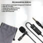 T’NB - Influence Micro Cravate 6 Mètres, Omnidirectionnel, Son 360 Degrés, Attache Cravate, Plug and Play, Compatible Smartphone T’NB - Influence Micro Cravate 6 Mètres, Omnidirectionnel, Son 360 Degrés, Attache Cravate, Plug and Play, Compatible Smartphone