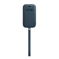 Apple Housse en Cuir avec MagSafe (pour iPhone 12 Mini) - Bleu Baltique