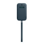 Apple Housse en Cuir avec MagSafe (pour iPhone 12 Mini) - Bleu Baltique