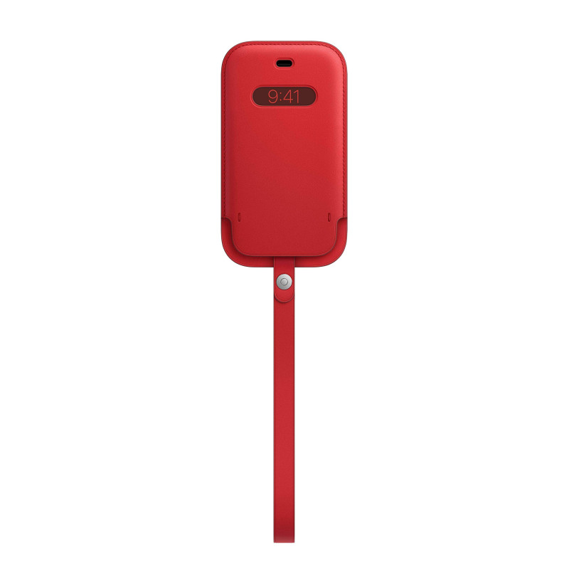Apple Housse en Cuir avec MagSafe (pour iPhone 12 Mini) - (Product) Red
