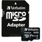 Verbatim 44084 64 Go Carte Mémoire MicroSDXC Classe 10 + Adaptateur Carte SD Verbatim 44084 64 Go Carte Mémoire MicroSDXC Classe 10 + Adaptateur Carte SD