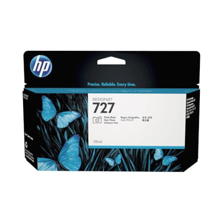 HP 727 Original Cartouche d Encre Photo Noir capacité Standard 130ml Pack de 1