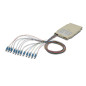 DIGITUS Cassette d'épissure Fibre Optique - 12 Pigtails - pré-assemblé - LC (APC) - OS2 - teinté dans la Masse Selon DIN IEC 603 DIGITUS Cassette d'épissure Fibre Optique - 12 Pigtails - pré-assemblé - LC (APC) - OS2 - teinté dans la Masse Selon DIN IEC 603