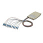 DIGITUS Cassette d'épissure Fibre Optique - 12 Pigtails - pré-assemblé - LC (APC) - OS2 - teinté dans la Masse Selon DIN IEC 603 DIGITUS Cassette d'épissure Fibre Optique - 12 Pigtails - pré-assemblé - LC (APC) - OS2 - teinté dans la Masse Selon DIN IEC 603