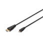DIGITUS Câble de raccordement AK-330115-010-S 1.00 m noir DIGITUS Câble de raccordement AK-330115-010-S 1.00 m noir
