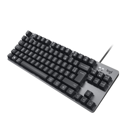 Logitech K835 TKL Clavier Filaire Mécanique en Aluminium - Clavier Tenkeyless sans pavé numérique pour PC, avec Un Design Compac