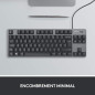 Logitech K835 TKL Clavier Filaire Mécanique en Aluminium - Clavier Tenkeyless sans pavé numérique pour PC, avec Un Design Compac Logitech K835 TKL Clavier Filaire Mécanique en Aluminium - Clavier Tenkeyless sans pavé numérique pour PC, avec Un Design Compac