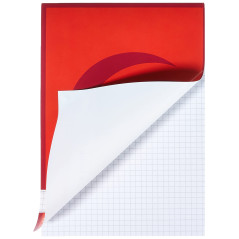 Herlitz Bloc-notes A5 quadrillé Blanc