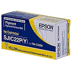 Epson SJIC22PY -Jaune - original - cartouche d'encre - pour TM C3500
