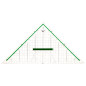 M + R 723320000 Équerre 32 cm Transparent Gradué, vert