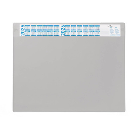 Durable 720510 Sous-main avec Rabat amovible 52 x 65 cm Gris