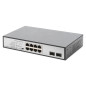 DIGITUS commutateur réseau 8 ports Gigabit PoE - 8x RJ45 - 19 pouces - commutateur réseau - 180W budget PoE - 10/100/1000 Mbps DIGITUS commutateur réseau 8 ports Gigabit PoE - 8x RJ45 - 19 pouces - commutateur réseau - 180W budget PoE - 10/100/1000 Mbps