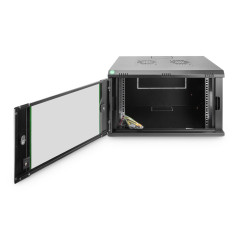DIGITUS DN-19 07-U-EC-SW Boîtier Mural 19 (l x H x P) 600 x 416 x 450 mm 7 UH Noir (RAL 9005)