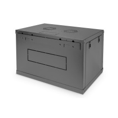 DIGITUS DN-19 07-U-EC-SW Boîtier Mural 19 (l x H x P) 600 x 416 x 450 mm 7 UH Noir (RAL 9005)