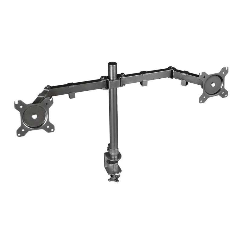 Trust Gaming GXT 1120 Mara Support pour 2 Moniteurs, Bras pour Deux Écrans PC jusqu'à 32 Pouces, VESA 75/100, Réglable Inclinais Trust Gaming GXT 1120 Mara Support pour 2 Moniteurs, Bras pour Deux Écrans PC jusqu'à 32 Pouces, VESA 75/100, Réglable Inclinais