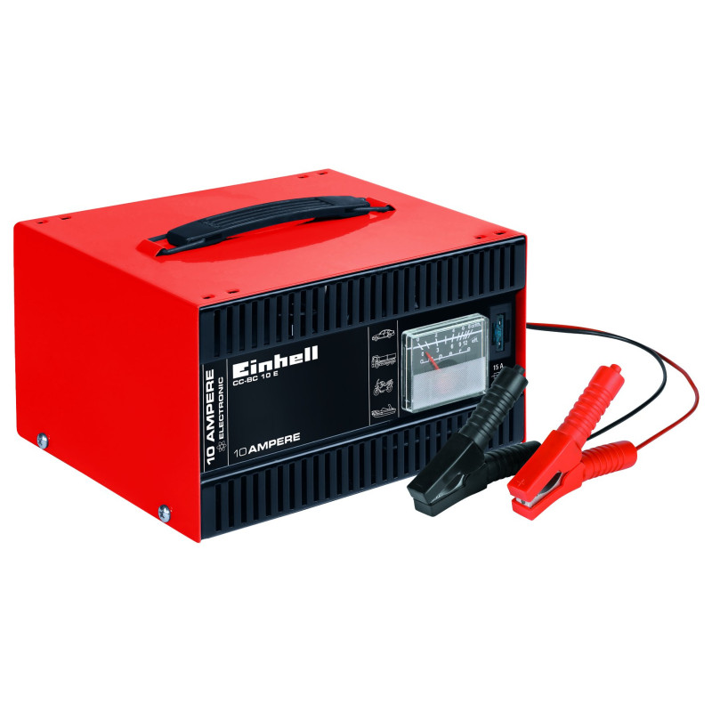Einhell CC-BC 10 E Chargeur de Batterie, 5 à 200 Ah, 12 V