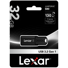 LEXAR PENDRIVE USB 3.1 JUMPDRIVE S80 32GB 130R 25W
