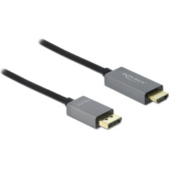 Delock Câble actif DisplayPort 1.4 vers HDMI 4K 60 Hz (HDR) 2 m
