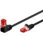 Goobay 51516 Cat 6 Câble de Brassage 90 degrés Mâle réseau Ethernet, PlayStation, Xbox, Câble LAN, DSL, U/UTP, RJ45 Mâle Noir 2 Goobay 51516 Cat 6 Câble de Brassage 90 degrés Mâle réseau Ethernet, PlayStation, Xbox, Câble LAN, DSL, U/UTP, RJ45 Mâle Noir 2