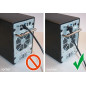 Goobay 51528 câble de réseau Noir 0,5 m Cat6a U/UTP (UTP) Goobay 51528 câble de réseau Noir 0,5 m Cat6a U/UTP (UTP)
