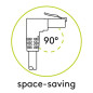 Goobay 51528 câble de réseau Noir 0,5 m Cat6a U/UTP (UTP) Goobay 51528 câble de réseau Noir 0,5 m Cat6a U/UTP (UTP)