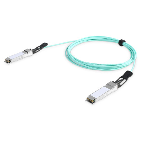 DIGITUS QSFP+ Câble AOC 40 Gbit/s - 10m - Mini-GBIC - Module SFP - Fibre optique Câble