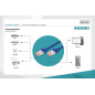 DIGITUS Câble LAN Cat 6-10m - 5 pièces - RJ45 Câble réseau - S/FTP Blindé - Compatible Cat 6A & Cat 7 - Bleu DIGITUS Câble LAN Cat 6-10m - 5 pièces - RJ45 Câble réseau - S/FTP Blindé - Compatible Cat 6A & Cat 7 - Bleu