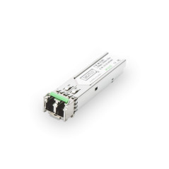 DIGITUS Module SFP Gigabit universel - 1,25 Gbit/s - Mini GBIC - pour câble à fibre optique monomode - LC duplex - longueur d'on