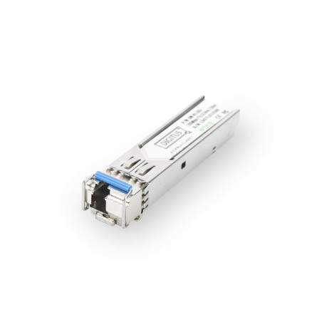 DIGITUS Module SFP Gigabit - 1,25 Gbit/s - Compatible HP & HP Aruba - Mini GBIC - pour Fibre Optique monomode - LC Simplex - Bid