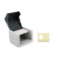 DIGITUS Prise réseau encastré 2 Ports DN-93844-OD-1 Beige