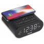 Denver CRQ-107 – Réveil Radio FM + Chargeur sans Fil Qi, Double Alarme (Radio ou Buzzer), Port USB, LED 0.9″ avec Dimmer, Snooze Denver CRQ-107 – Réveil Radio FM + Chargeur sans Fil Qi, Double Alarme (Radio ou Buzzer), Port USB, LED 0.9″ avec Dimmer, Snooze