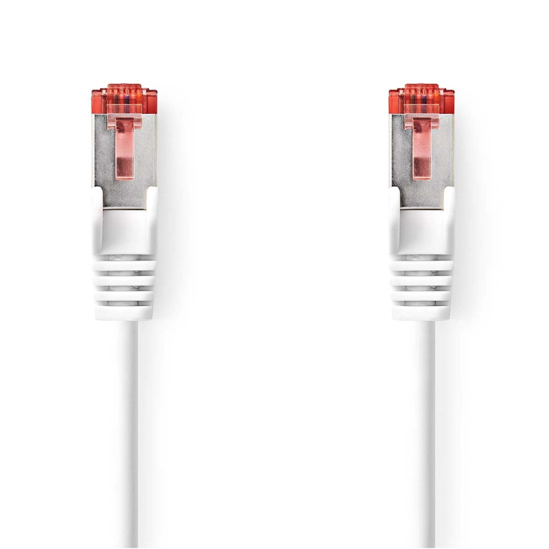 Nedis CCGP85221WT10 câble de réseau 1 m Cat6 S/FTP (S-STP) Blanc - Câbles de réseau (1 m, Cat6, S/FTP (S-STP), RJ-45, RJ-45, Bla Nedis CCGP85221WT10 câble de réseau 1 m Cat6 S/FTP (S-STP) Blanc - Câbles de réseau (1 m, Cat6, S/FTP (S-STP), RJ-45, RJ-45, Bla