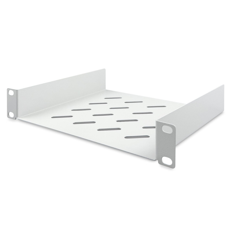 DIGITUS Étagère - 1U - 10 pouces (254 mm) - Pour armoire réseau - 200 mm de profondeur - Tôle d'acier perforée - Gris DIGITUS Étagère - 1U - 10 pouces (254 mm) - Pour armoire réseau - 200 mm de profondeur - Tôle d'acier perforée - Gris