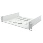 DIGITUS Étagère - 1U - 10 pouces (254 mm) - Pour armoire réseau - 200 mm de profondeur - Tôle d'acier perforée - Gris DIGITUS Étagère - 1U - 10 pouces (254 mm) - Pour armoire réseau - 200 mm de profondeur - Tôle d'acier perforée - Gris