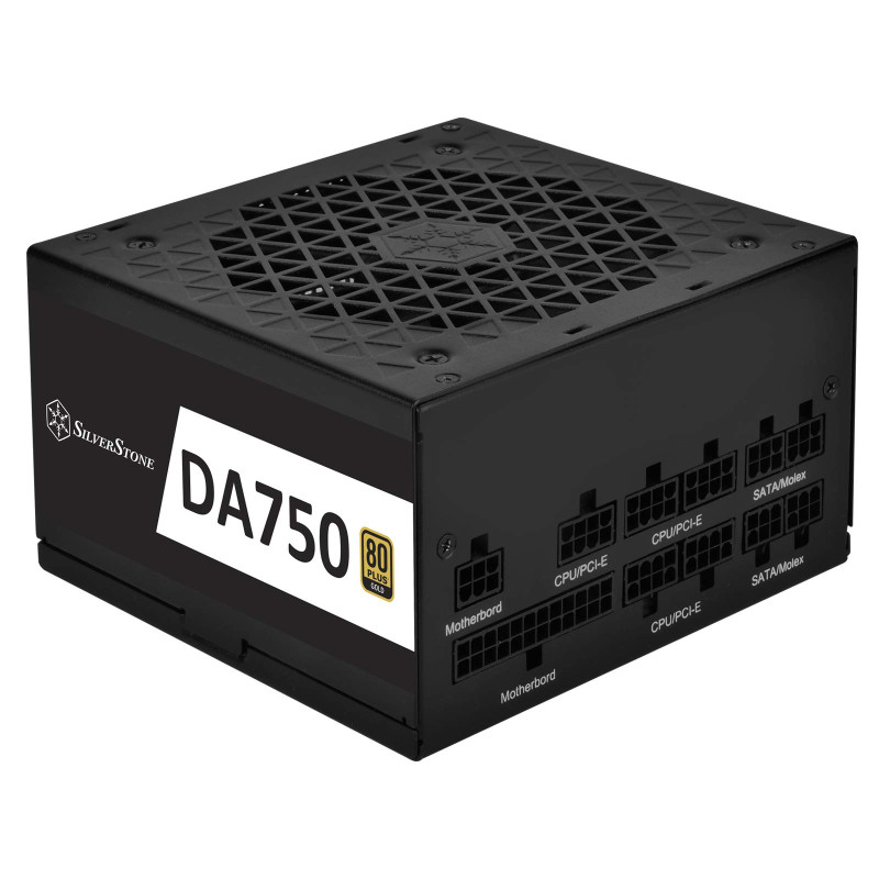 SilverStone Technology DA750 Gold, Alimentation électrique ATX 80 Plus Gold 750 W entièrement modulaire, SST-DA750-G SilverStone Technology DA750 Gold, Alimentation électrique ATX 80 Plus Gold 750 W entièrement modulaire, SST-DA750-G