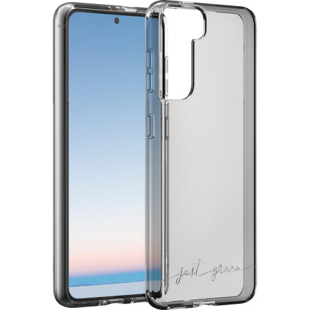 Coque pour Samsung Galaxy S21+ 5G Infinia Eco-conçue Transparente Just Green