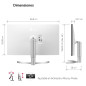 LG Electronics Ultrafine™ 27UP85NP-W Ecran PC 27' - Dalle IPS résolution UHD 4K (3840x2160), 5ms 60Hz, DisplayHDR™400, DCI-P3 95 LG Electronics Ultrafine™ 27UP85NP-W Ecran PC 27' - Dalle IPS résolution UHD 4K (3840x2160), 5ms 60Hz, DisplayHDR™400, DCI-P3 95
