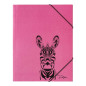 Pagna 21658-34 Zebra Classeur à élastique en carton 3 rabats DIN A4 Pagna 21658-34 Zebra Classeur à élastique en carton 3 rabats DIN A4