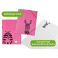 Pagna 21658-34 Zebra Classeur à élastique en carton 3 rabats DIN A4 Pagna 21658-34 Zebra Classeur à élastique en carton 3 rabats DIN A4