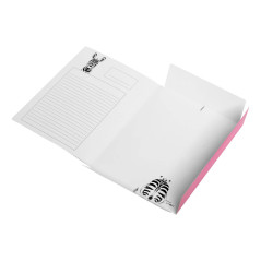 Pagna 21658-34 Zebra Classeur à élastique en carton 3 rabats DIN A4