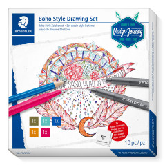 Staedtler 61 Djt3 design Journey ensemble de dessin Style Boho