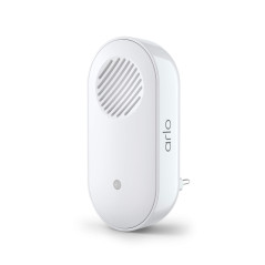 Arlo Chime 2 Carillon: Pour L'Arlo Sonnette Connectée Sans Fil Exterieur, Alerte Audio, Sirene Integree, Melodie A Personaliser,