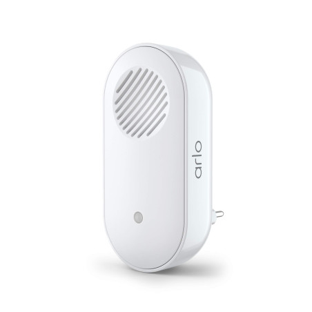 Arlo Chime 2 Carillon: Pour L'Arlo Sonnette Connectée Sans Fil Exterieur, Alerte Audio, Sirene Integree, Melodie A Personaliser,