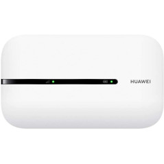 Routeur Huawei E5576-320 Blanc 4G, 150 Mbps, Batterie Rechargeable de 1500 mAh, WiFi Portable Blanc